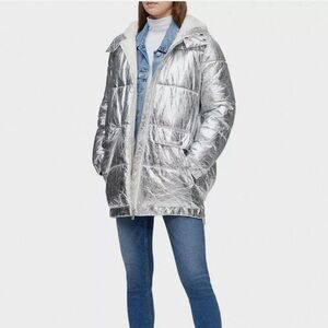 Calvin Klein Jeans | Women’s Parka Jacket w Faux Fur Lined Hood  M